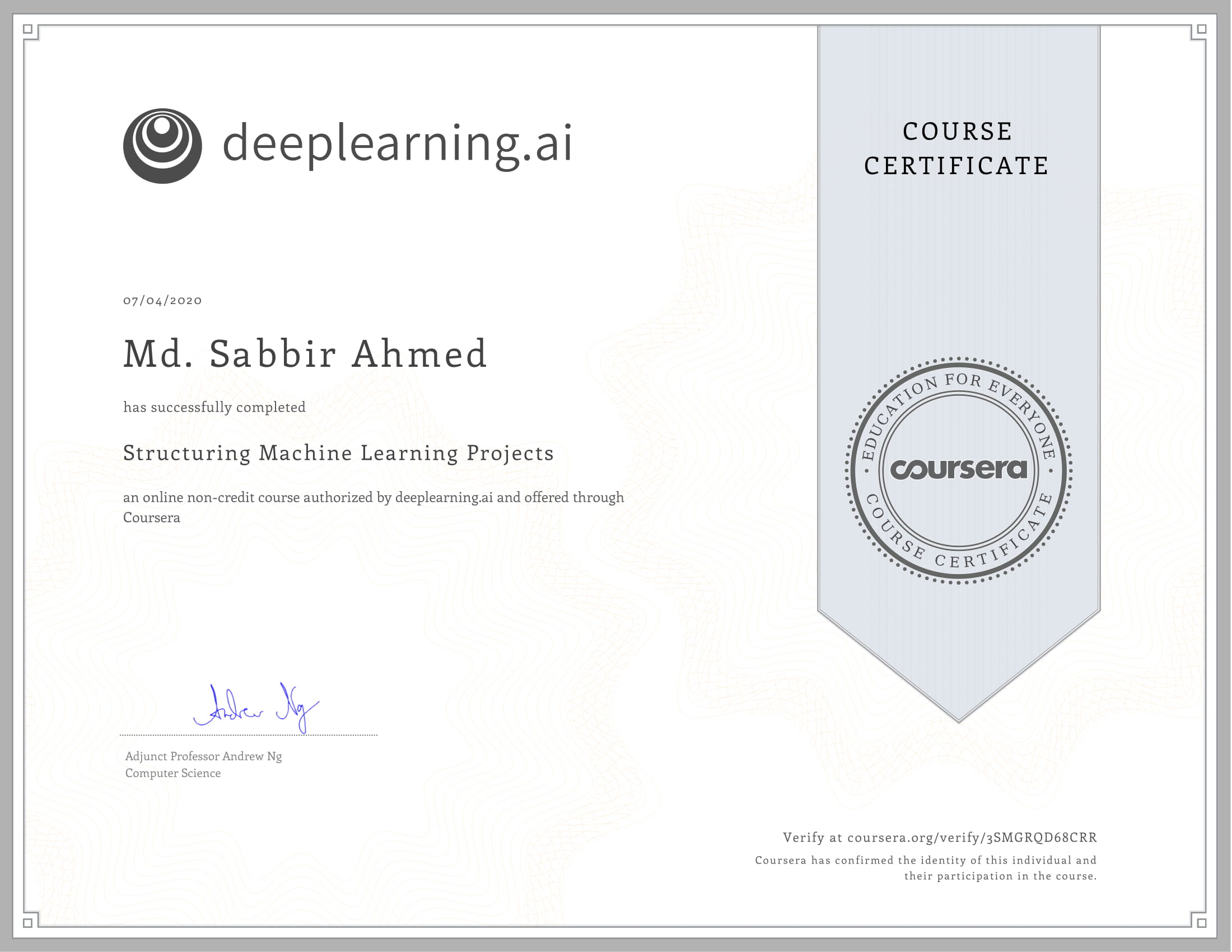 structuring ml projects